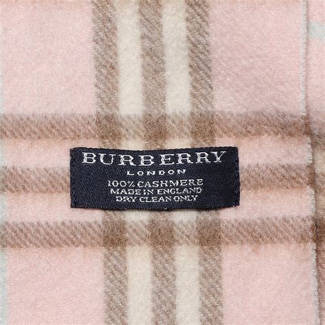 burberry scarf tag